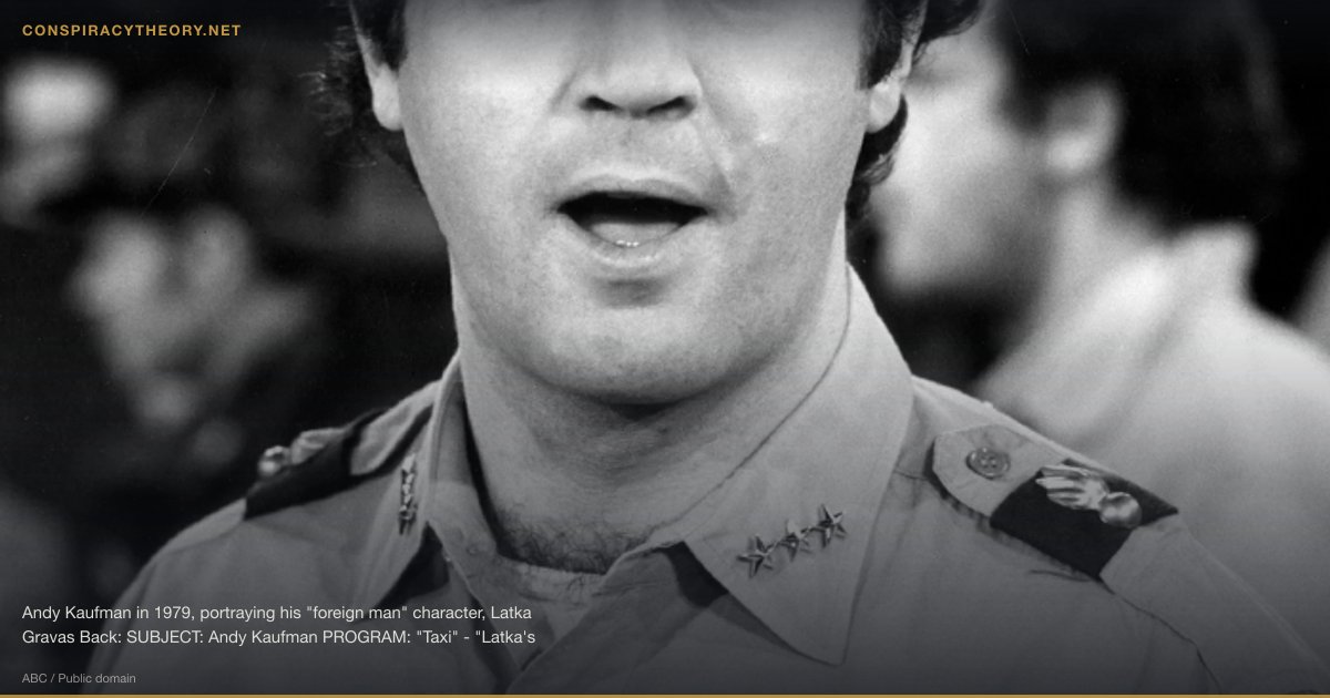 Andy Kaufman Faked His Death (1984) — Andy Kaufman in 1979, portraying his "foreign man" character, Latka Gravas Back: SUBJECT: Andy Kaufman PROGRAM: "Taxi" - "Latka's Revolting" ON AIR: TUESDAY, MAY 27 (9:30-10:00 p.m., EDT)