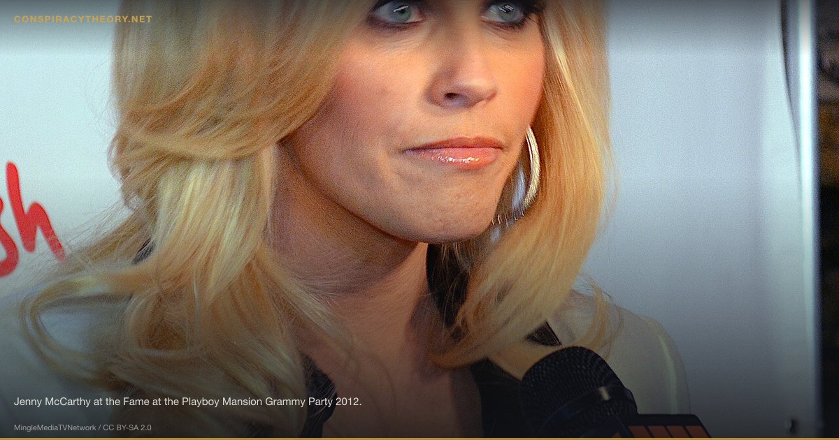 Anti-Vaccination Movement (1796) — Jenny McCarthy at the Fame at the Playboy Mansion Grammy Party 2012.