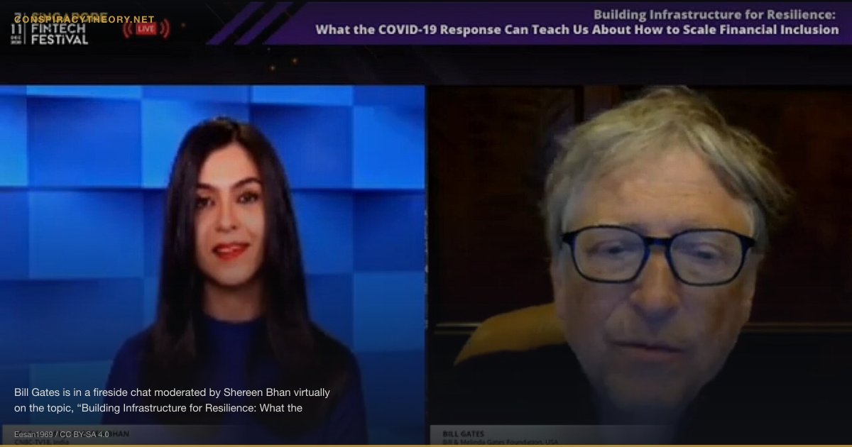 Elite Depopulation Agenda (1968) — Bill Gates is in a fireside chat moderated by Shereen Bhan virtually on the topic, “Building Infrastructure for Resilience: What the COVID-19 Response Can Teach Us About How to Scale Financial Inclusion” at the Singapore FinTech Festival 2020.
