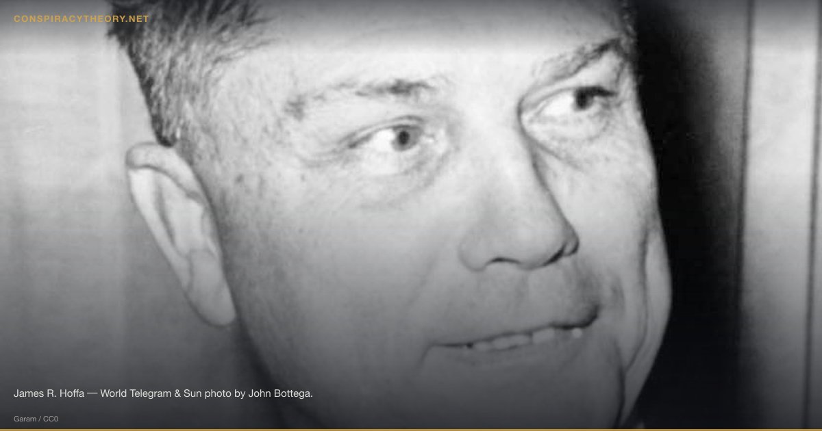 Jimmy Hoffa's Disappearance (1975-07-30) — James R. Hoffa ─ World Telegram & Sun photo by John Bottega.