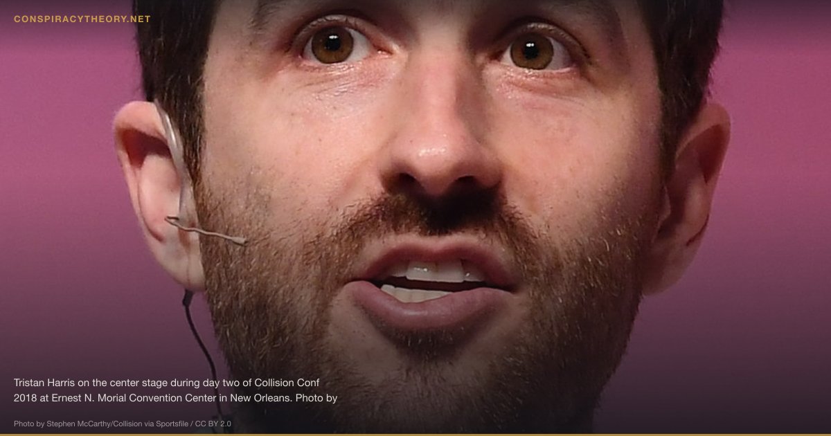 Social Media Deliberately Engineered for Addiction (2009) — Tristan Harris on the center stage during day two of Collision Conf 2018 at Ernest N. Morial Convention Center in New Orleans. Photo by Stephen McCarthy/Collision via Sportsfile.