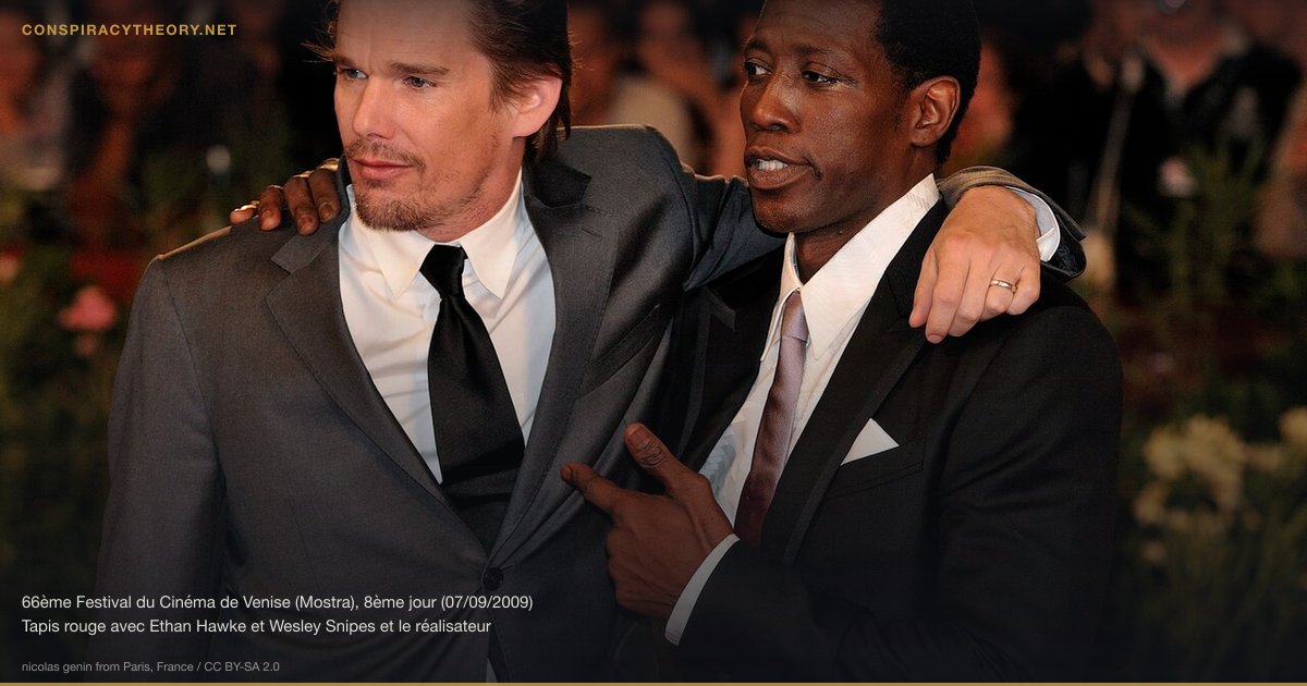 Tax Protester Conspiracy Theories (1950s) — 66ème Festival du Cinéma de Venise (Mostra), 8ème jour (07/09/2009) Tapis rouge avec Ethan Hawke et Wesley Snipes et le réalisateur Antoine Fuqua pour le film : Brooklyn's finest