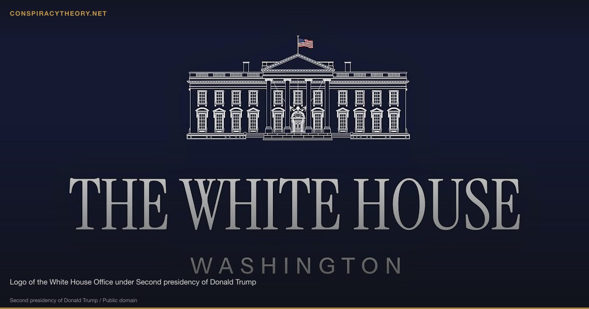 Total Information Awareness — DARPA Mass Surveillance Program (2002) — Logo of the White House Office under Second presidency of Donald Trump