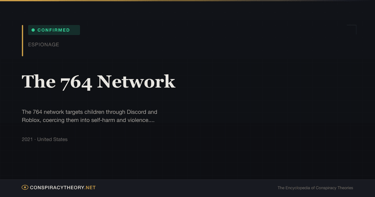 The 764 Network — The Digital Terror Cult Hiding in Plain Sight ...