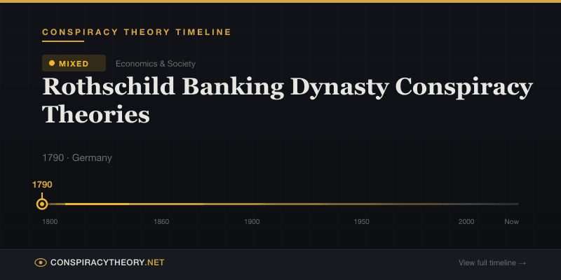 Rothschild Banking Dynasty Conspiracy Theories — Conspiracy Theory Timeline 1790, Germany